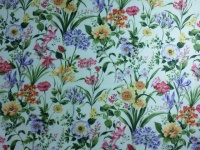 Fabric by the Metre - Garden Flowers